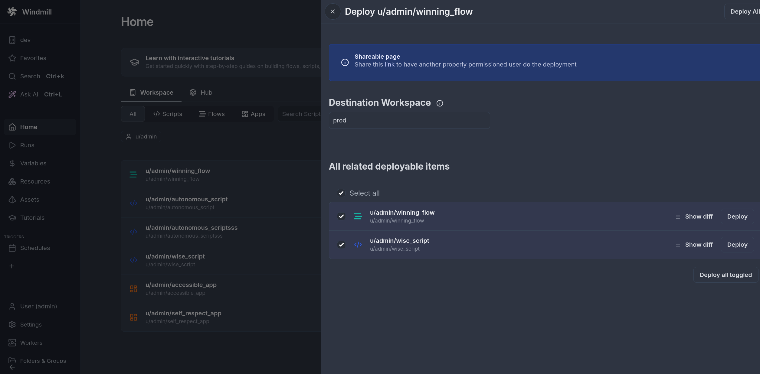 Deploy to staging/prod Deploy to staging/prod